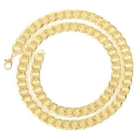 Rhinestone Paved Miami Rhombus Cuban Necklace Men Jewelry