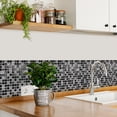 thumbnail image 3 of DEWOO 10 Sheet Thicker Mosaic Peel and Stick Backsplash Tile Removable Self Adhesive Wall Tiles for Bathroom Kitchen Counter (12"×12",Grey), 3 of 12