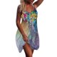 thumbnail image 1 of Txlixc - Vestido informal suelto para mujer, diseño de tinta, floral, con tirantes de tortuga, para playa, verano Txlixc  Sexy, 1 of 6