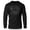 Black on Black, variant on GYMISH GYM TIME – I’ll Be Back Lightweight Long Sleeve Hooded T-Shirt for Men – Funny Workout Hoodie, Gym Shirt, Fitness Apparel