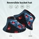 thumbnail image 2 of Balery Cosmic Red Sparkle Dice Sombreros para el sol para hombre y mujer, sombrero de pescador con UPF 50+, 2 of 6