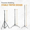 thumbnail image 6 of Skywin Tripod IV Poles Stand With Hook - 3 Pack IV Pole Collapsible Stand with Hook,IV Stand Floor Stand, IV Stand Pole Hook Organizer Lanyard Rack for Tables,or Keychains,Portable IV Poles For Travel, 6 of 7
