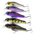 thumbnail image 4 of 68 mm 6.9g Pesca Minnow Señuelos 3D realista Artificial Pesca dura Cebo hundido Crankbait Señuelo Sw Abanopi Señuelo de pesca, 4 of 7