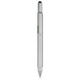thumbnail image 2 of WOVTE Gifts Multi Tech Tool Pen 6 in 1 Stylus Pen - Screwdriver Pen with Ruler, Levelgauge, Ballpoint Pen Black ink (Silver), 2 of 6