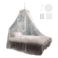 thumbnail image 2 of Eoperou Single Door Mosquito Net Bed Canopy Solid Color Design Good Breathability Easy Installation Fully Enclosed Anti-mosquito Bed Cover Curtain, 2 of 8