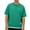 Green, variant on Kukoosong Men's Fake Two-Piece Color Block T-Shirts Short Sleeve Crew Neck Pullover for Summer Casual, Layered Look and Trendy Tee Shirt for Men
