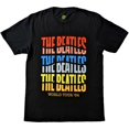 thumbnail image 1 of The Beatles - Camiseta World Tour' 64 Ondas de Algodón para Adultos Unisex (Negro), 1 of 2
