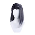 thumbnail image 4 of Peluca de cosplay de Game Valorant Viper Fade Neon JETT, cabello sintético resistente al calor, para fiesta de Halloween, juego de rol y gorro de peluca, 4 of 5