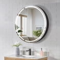 thumbnail image 1 of Radiant 32" Aluminum Frameless Surface-Mount LED Lighted Mirror Medicine Cabinet, 1 of 18