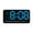 Blue, variant on AOOOWER LED Digital Wall Clock Large Display 2 Alarms Clock with DST Function Adjustable Brightness for Living Room and Bedroom