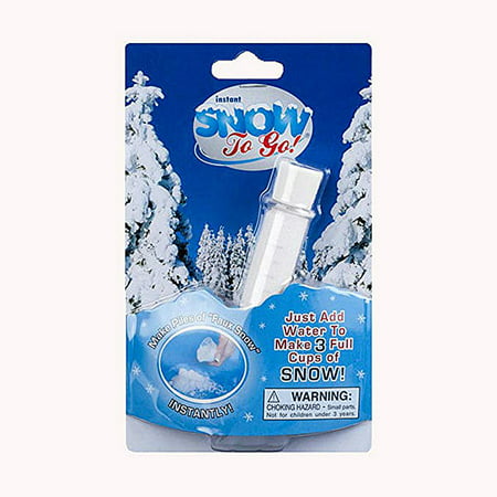 Fake Artificial Fluffy Snow Powder Instant Snow To Go 3 Cups Tube Just Add