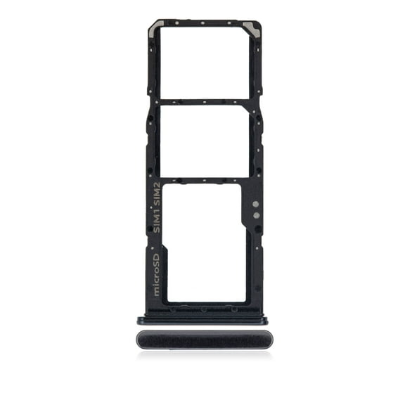 Replacement Dual Sim Card Tray Compatible For Samsung Galaxy A70 (A705 / 2019) (Black)