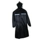 thumbnail image 5 of Chubasquero para adultos con bolsillo, cortavientos impermeable con capucha, chaqueta, con capucha negro XXL, 5 of 9