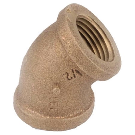738107-16 1 in. Brass 45 Degree Cast Elbow