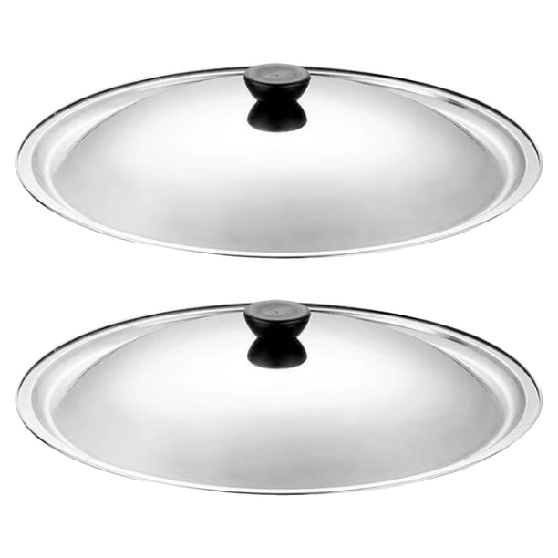 Tapa de olla para cocinar, cubierta redonda para olla, utensilios de cocina, cubierta de repuesto, 2 uds.