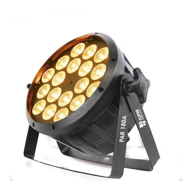 Cañon de luces Superbright Par180a 18 Led´s De 10 Watts Rgba SUPER BRIGHT & LOUD PAR180A