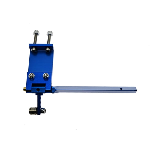 Bewildely Timón de absorción de agua, timones de barco RC, accesorios prácticos y útiles para barcos, piezas de agua de succión multiusos Kits de construcción modelo Azul