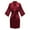 Red, variant on TIMIFIS Valentine's Day Gift Women's Short Silky Robes Bridesmaid Bride Party Satin Robes Sleepwear Plus Size Wedding Bridal Party Loungewear Dressing Gowns with 3/4 Sleeve - Flash