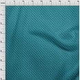 thumbnail image 4 of oneOone Tissu Velours Bleu Sarcelle Minimal Rétro Matériel de Robe Imprimé Tissu au Mètre 58 Pouces de Large, 4 of 5
