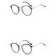 thumbnail image 3 of Qarigey 1 par de gafas para mujer, estilo y sencillo, reemplazo decorativo elegante, protección solar, gafas ultraligeras HD para mujer Type1 NO1, 3 of 6