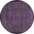 thumbnail image 1 of Ahgly Company Indoor Round Abstract Blue Modern Area Rugs, 5' Round, 1 of 4