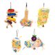 thumbnail image 1 of Juguetes de esponja vegetal para pájaros, juguetes para masticar periquitos para loros pequeños y medianos, Agapornis, cacatúa, Conure, gris africano, 5 uds., 1 of 8