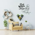 thumbnail image 3 of The Heart Looks Into Space To Be Away From Earth Quote Astronaut Design Vinyl Wall Art Wall Sticker Wall Decal Home Kids Room Study Room Boys Girls Wall Décoration Design Wall Decor Size (30x40 inch), 3 of 3