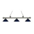 thumbnail image 1 of Z-Lite Riviera 3 Light Billiard Light in Antique Silver, 1 of 1