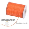 thumbnail image 3 of Beading Thread Bracelet Weave Bead Craft Cord 1mm 159M/Roll (173-Yards) Decorative String, Orange, 3 of 7