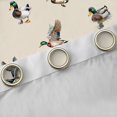 thumbnail image 4 of Manfei Watercolor Mallard Duck Curtains and Drapes Pack of 2 (52x63 Each),Farmhouse Cabin Black Out Curtains, 4 of 6