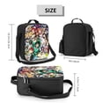 thumbnail image 2 of My Hero Academy Lunch Bag Anime Lunch Tote Bag Reusable Insulated Lunch Box Portable Lunch Bento Box For College Work Office Picnic 10.5*8*4.5 Inch, 2 of 8