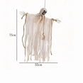 thumbnail image 3 of Gallickan Halloween Decoration Scene Setting Props, Spooky Hanging Ghost Pendant, Plastic, White, 1pc, 3 of 8