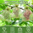 thumbnail image 5 of Fuebueo Garden Netting Clearacne Fruit Protection Bags 100 Pcs Green Fruit Netting Cover Bags Drawstring Mesh Fruit Protectors Pest Barrier for Plant Fruit Flower Veggies Garden - Large, 5 of 8