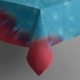 thumbnail image 5 of Colorful Tie Dye Pattern Square Tablecloth,Waterproof Square Table Cover,Wipeable Spillproof Washable Table Cover for Home Kitchen Party Decor 60"x60"(152x152cm), 5 of 6