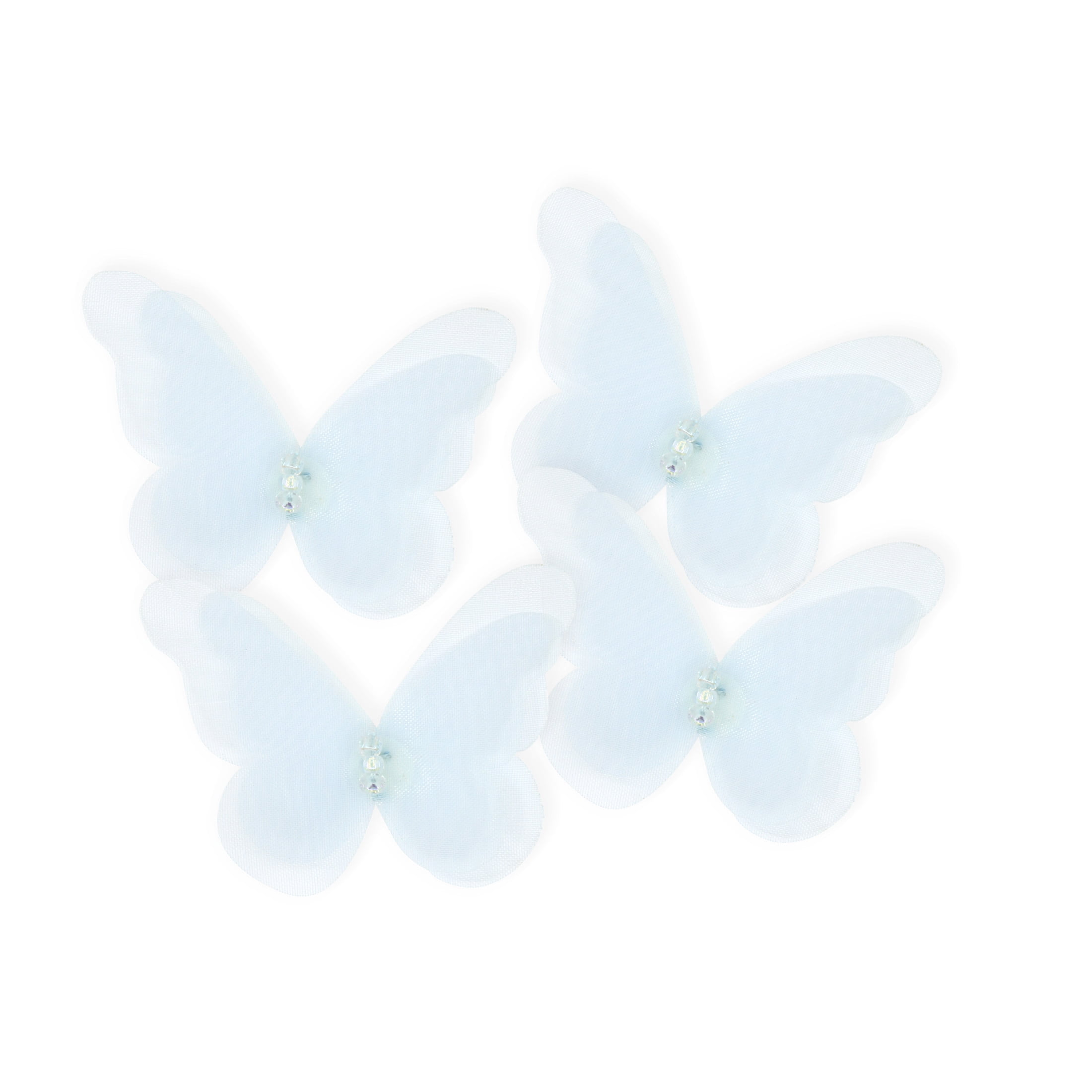 Hello Hobby Accessory Butterfly, Blue, 4 piece