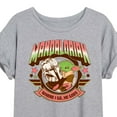 thumbnail image 3 of Star Wars - The Mandalorian Mando Collegiate  - Womens Oversized Graphic T-Shirt, 3 of 5