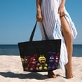 thumbnail image 5 of Lsque Five Nights At Freddy'S Beach Travel Bag - Water-Resistant, Large Capacity Lightweight Tote with 7 Pockets for Women and Men - Perfect for Beach, Pool, Gym, and Travel, 5 of 6