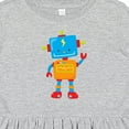thumbnail image 4 of Inktastic Cute Robot, Colorful Robot, Funny Robot, Robotics Girls Toddler Dress, 4 of 5