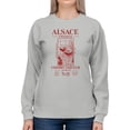 thumbnail image 2 of Alsace France Cherry Liqueur Kirsch Women's Sweatshirt, 2 of 3
