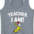 thumbnail image 3 of Dr. Seuss - Teacher I Am Sam I Am - Women's Racerback Tank Top, 3 of 6