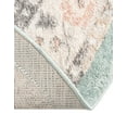 thumbnail image 5 of Unique Loom Parker Collection Area Rug - Merakli (5' x 8' Oval Aqua/Beige), 5 of 12