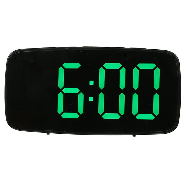 Reloj despertador LED Reloj digital Escritorio Multifunción Mesa de tiempo de pantalla Mesa de tiempo para dormitorio