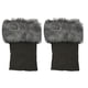 thumbnail image 2 of HongQid Womens Fuzzy Leg Warmers Knit Ankle Socks Winter Warm Ruffle Leg Sleeves Warmer Thick Boot Socks, 2 of 3