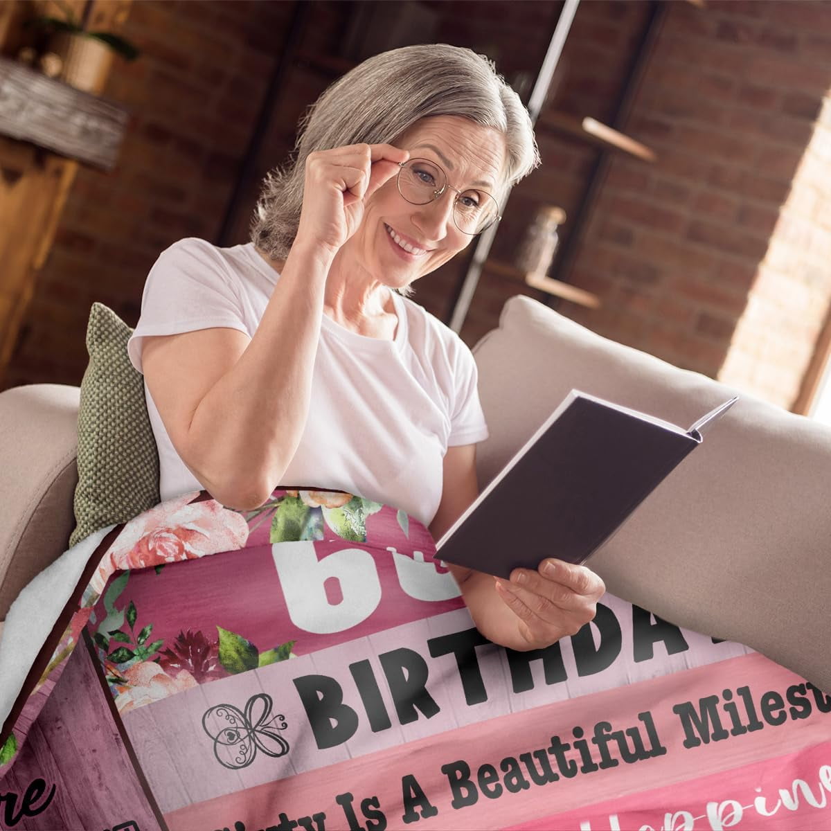 60th Birthday Gifts for Women, 60th Birthday Blanket, 60th Birthday Decorations, 60th Birthday Gifts for Her, 60 Year Old Birthday Gift Ideas, 60th Birthday Gift for Mom -