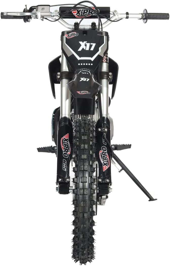 X-Pro X17 Gasoline 125cc Dirt Bike for Adults and Big Boys - Black