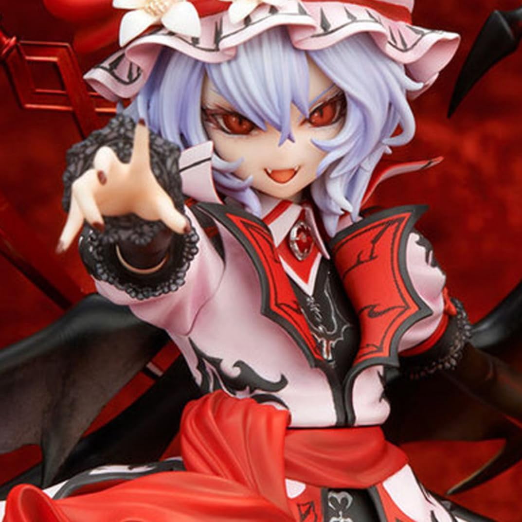 New Touhou Project The Scarlet Devil Remilia Scarlet (combat Ver) Character Anime Model Statue Action Figures Desktop Ornament Popular Decorations Fan Souvenirs Creative Gift Collectable