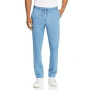 Michael Kors MED BLUE Chambray Slim Fit Pants, US 40X32