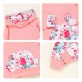thumbnail image 5 of ibuvkizy Toddler Baby Girl Tank Top Sets Summer Baby Girl Outfits Clothes,3Pcs Infant Long Sleeve Hoodie With Pocket Tops Floral Pants With Headband,Gifts for Her, 5 of 5