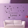 thumbnail image 4 of MUAXDA Love Quotes Wall Stickers, Inspirational Vinyl Art Couples Wall Decals for Home Bedroom Bathroom Living Room - I Love You, 4 of 6