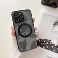 thumbnail image 3 of Magnetic Case for iPhone 14 Pro Max Compatible with Magsafe,Cute Aesthetic Flower Floral Pattern Design, Soft TPU Bumper Frosted PC Back Slim Thin Shockproof Protective Cover for Girls Women, 3 of 12